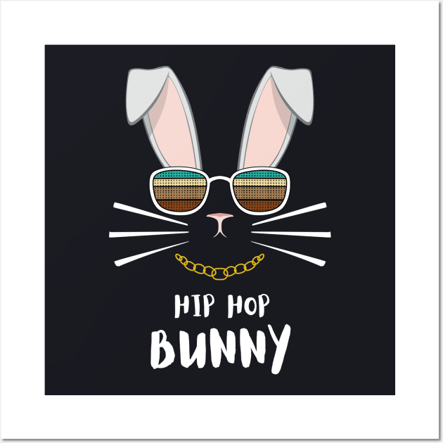 Easter Hip Hop Bunny Rabbit Wall Art by MasliankaStepan